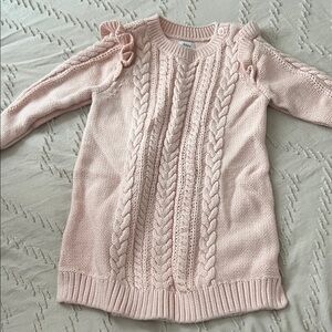 GAP Baby Pink Cable Knit Sweater
